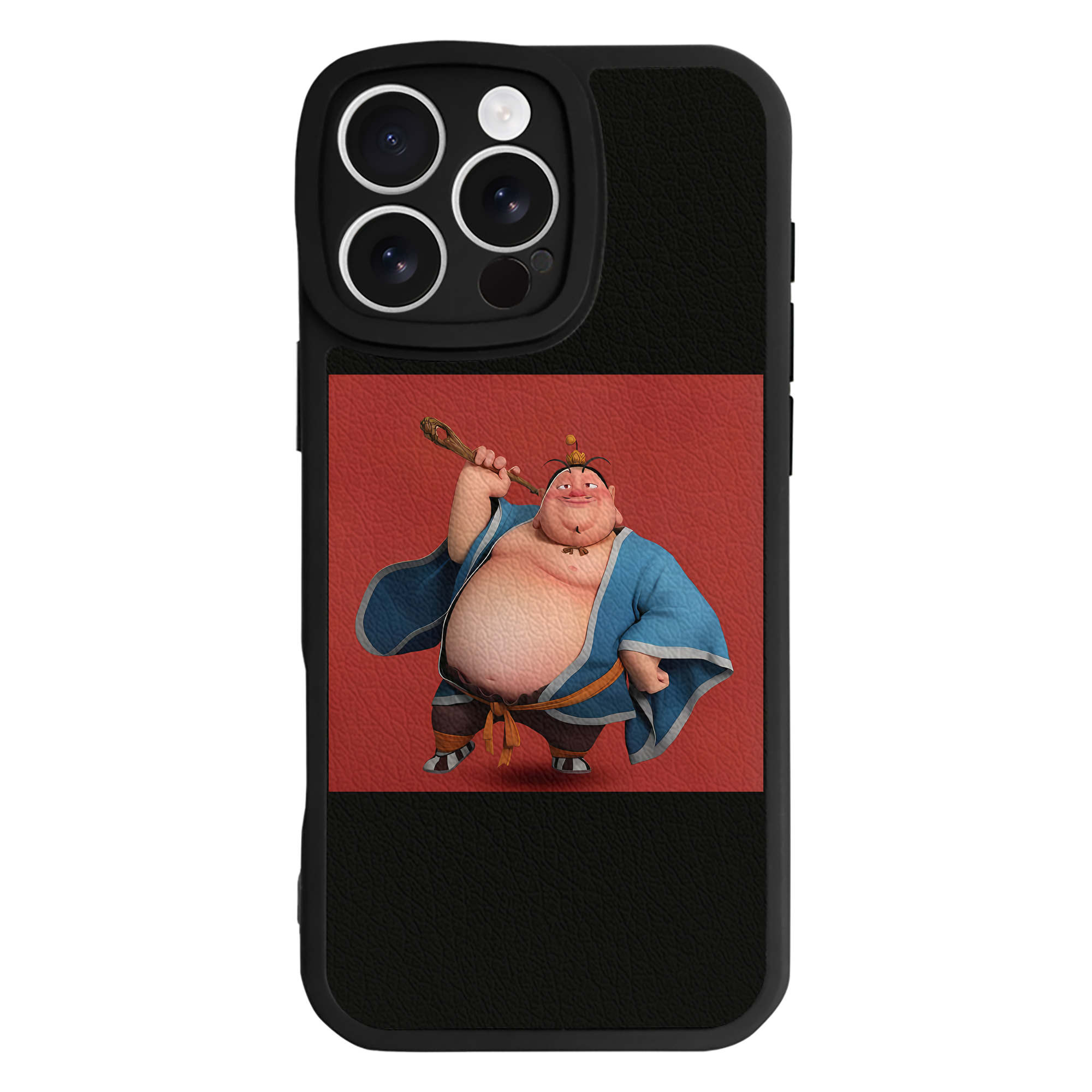 （画像用） Ne Zha 2 ナタ 魔童の大暴れ 【iPhone 16シリーズ対応】シリコンスマホケース（レザー調） 材質：シリコン
